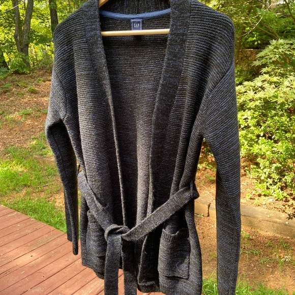GAP Heavy Weight Cardigan Navy and Blue - Picture 3 of 8